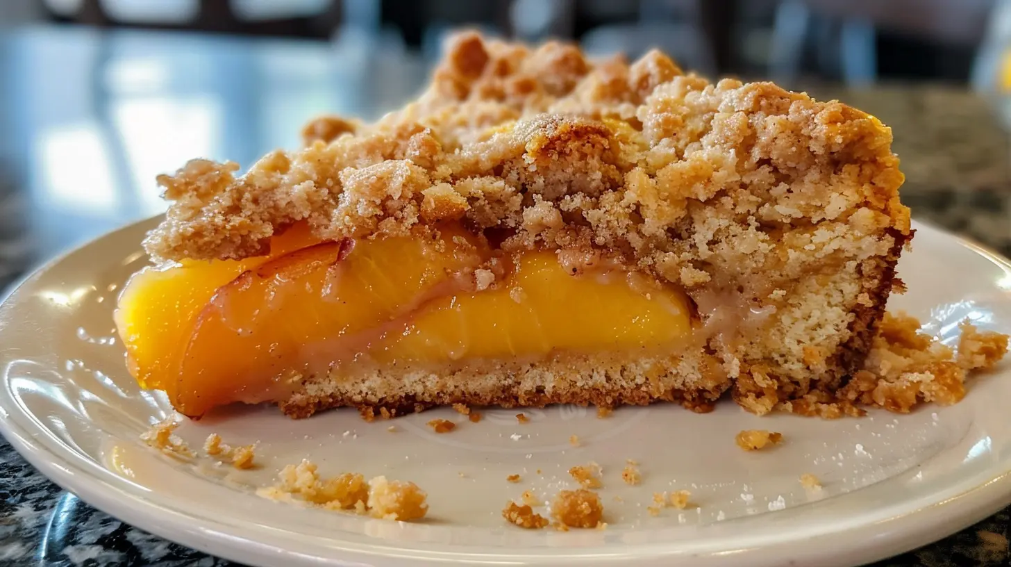 Peach Crumb Cake
