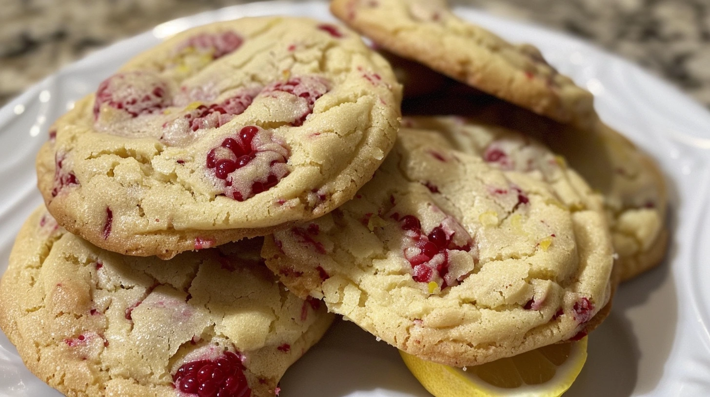 Raspberry Lemon Cookies