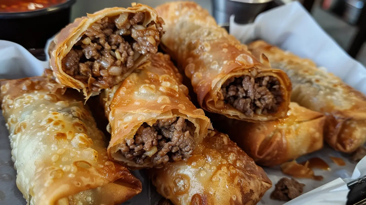 Beef Egg Rolls