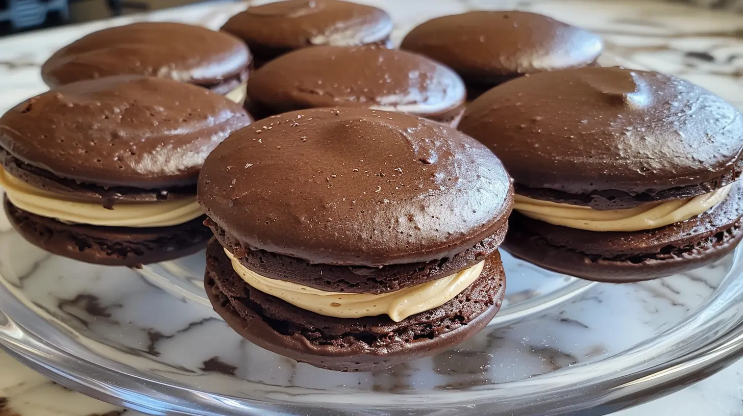 Chocolate Peanut Butter Whoopie Pies