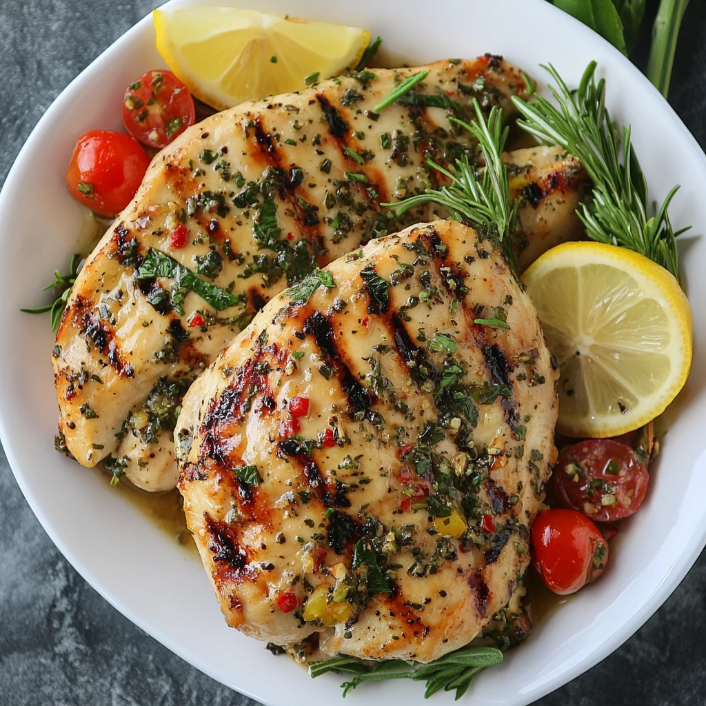Grilled Lemon Herb Chicken