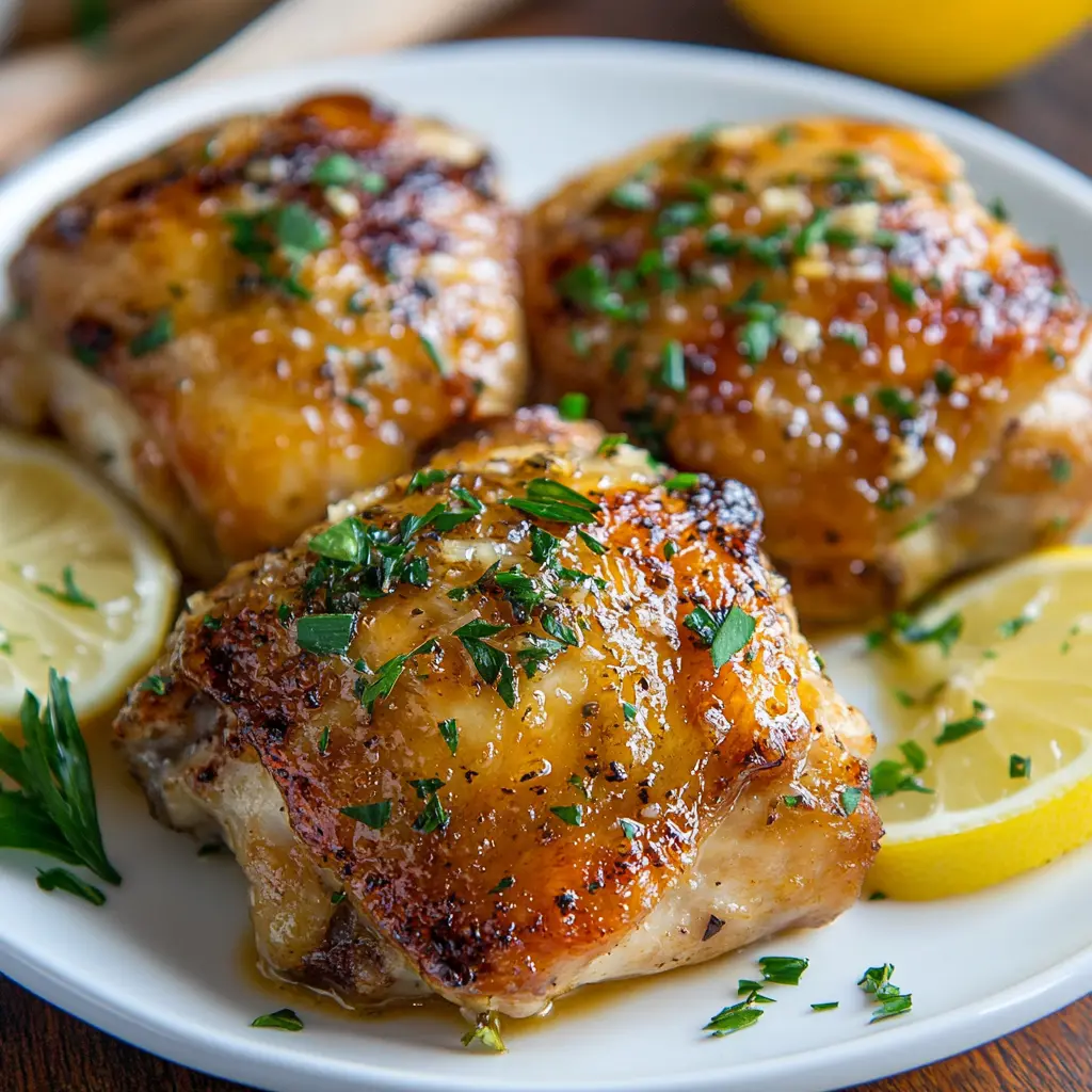 The Ultimate Lemon Garlic Chicken Thighs Recipe