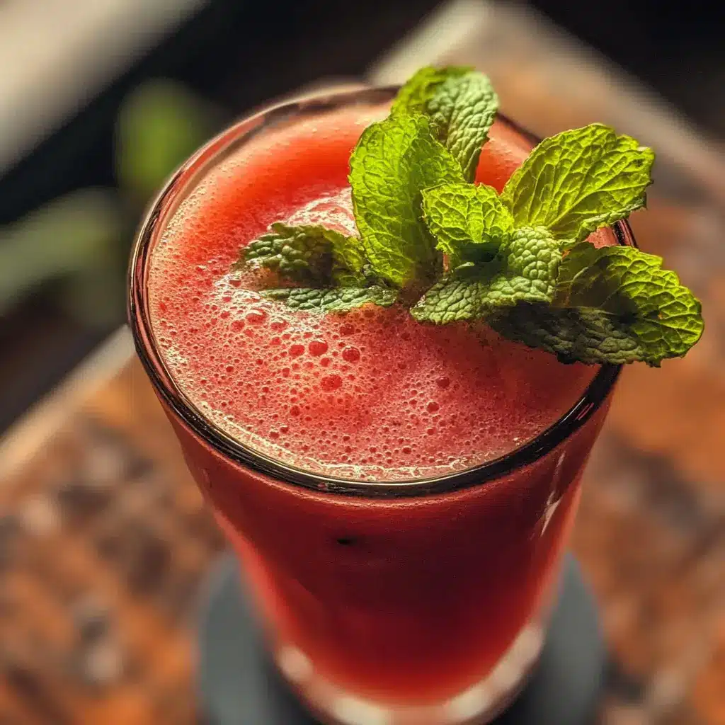 Fresh Watermelon Mint Juice (Non-Alcoholic)