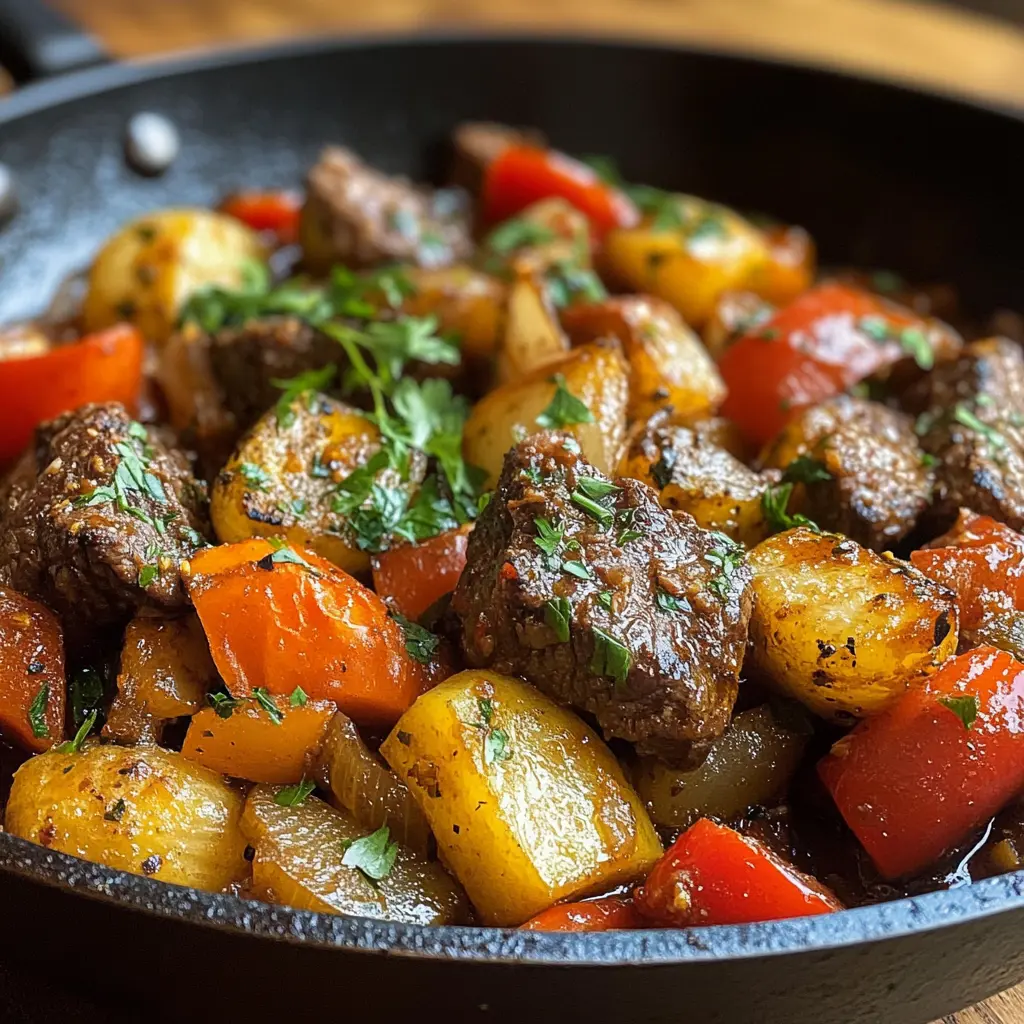 How to Make a Classic Beef and Vegetable Skillet