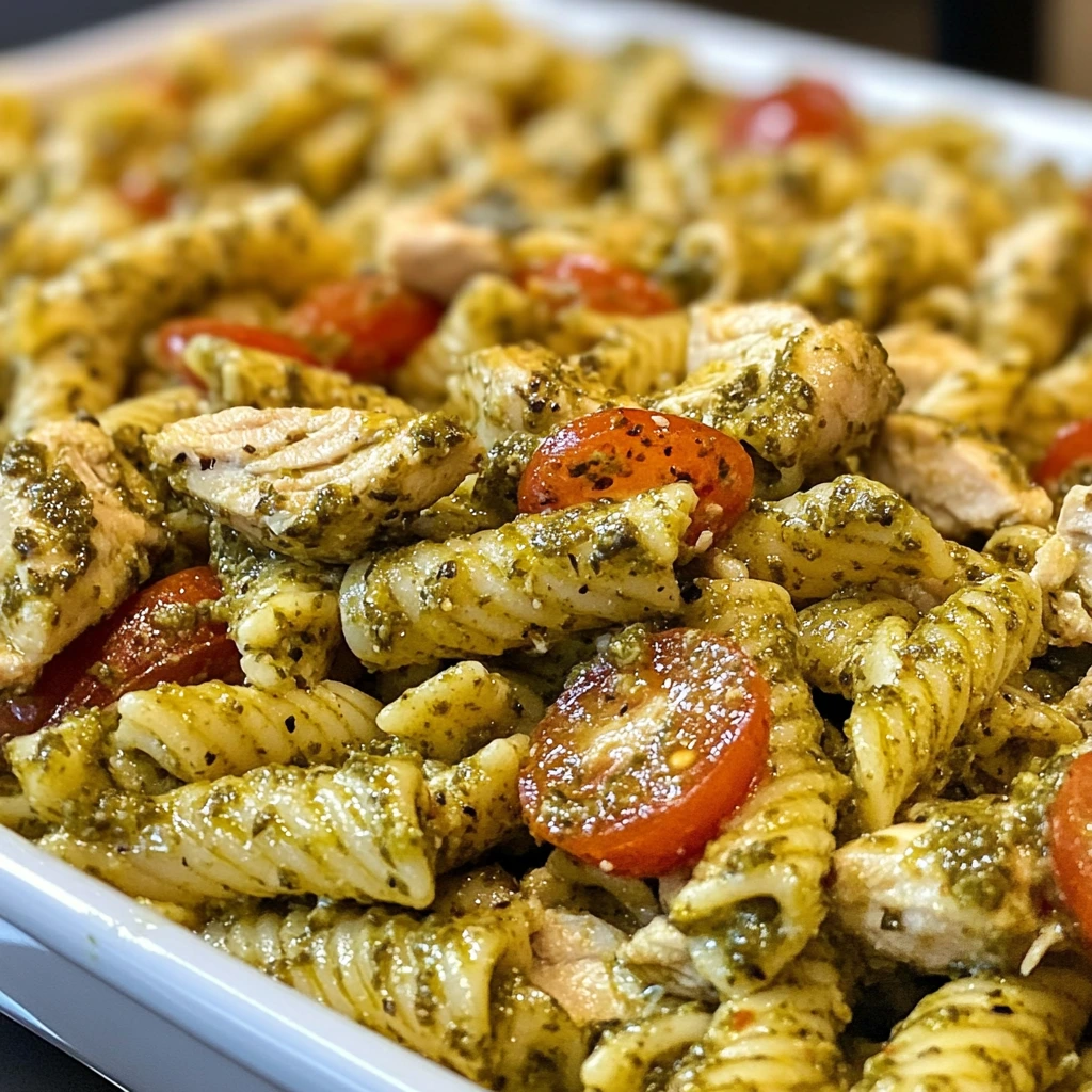How to Make Chicken Pesto Pasta Salad