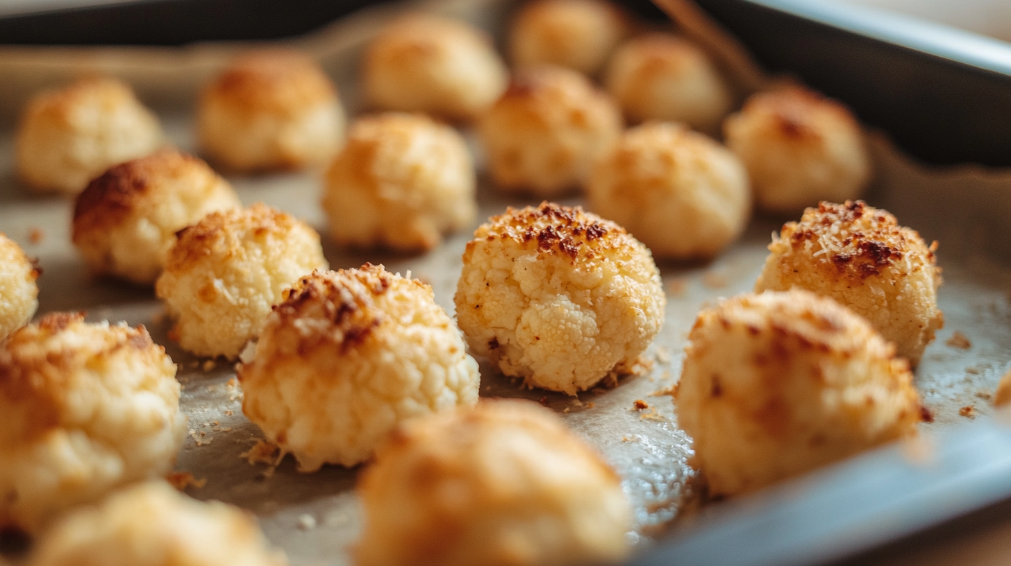 Parmesan Cauliflower Bites