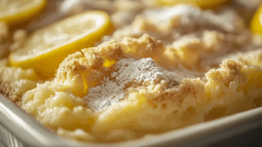 Magic Lemon Cobbler