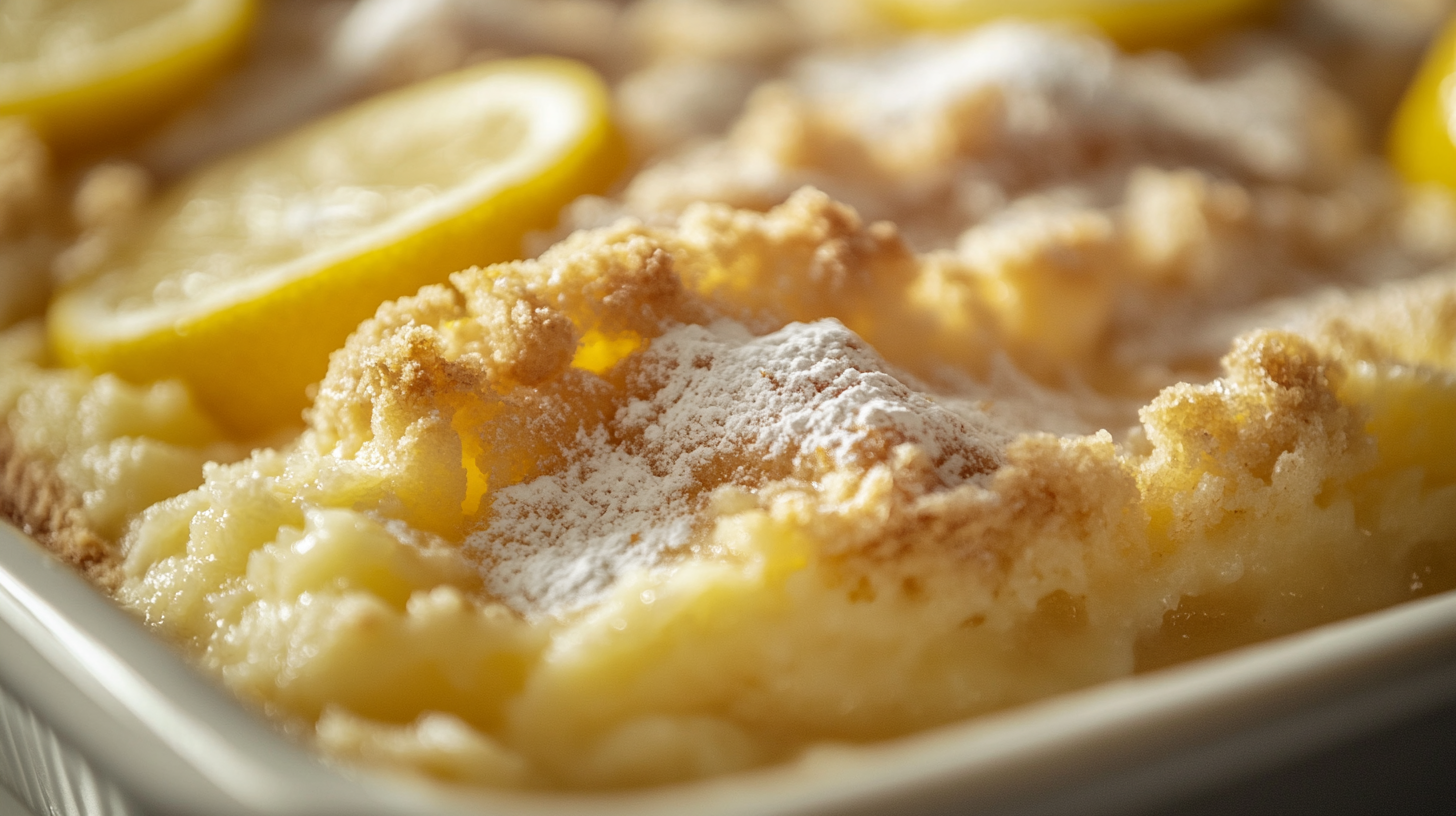 Magic Lemon Cobbler