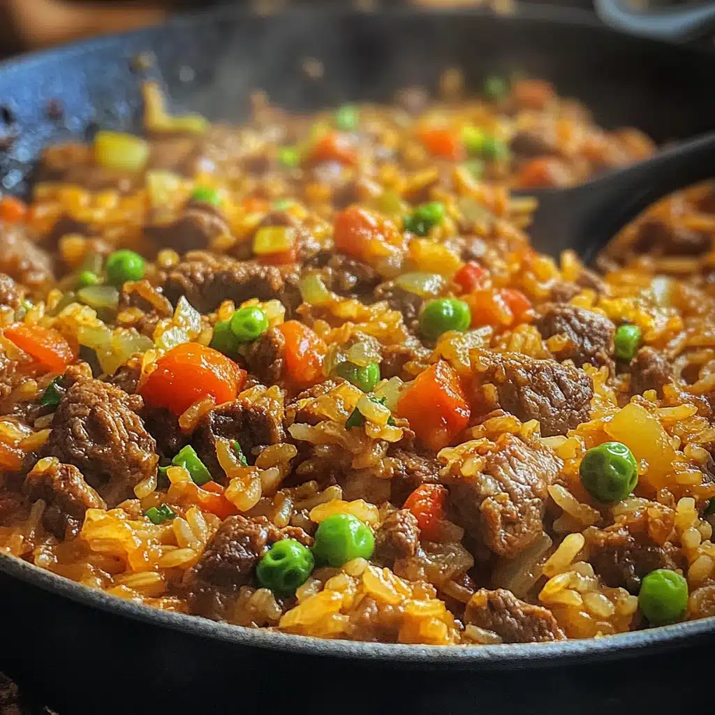 One-Pot Beef and Rice Skillet