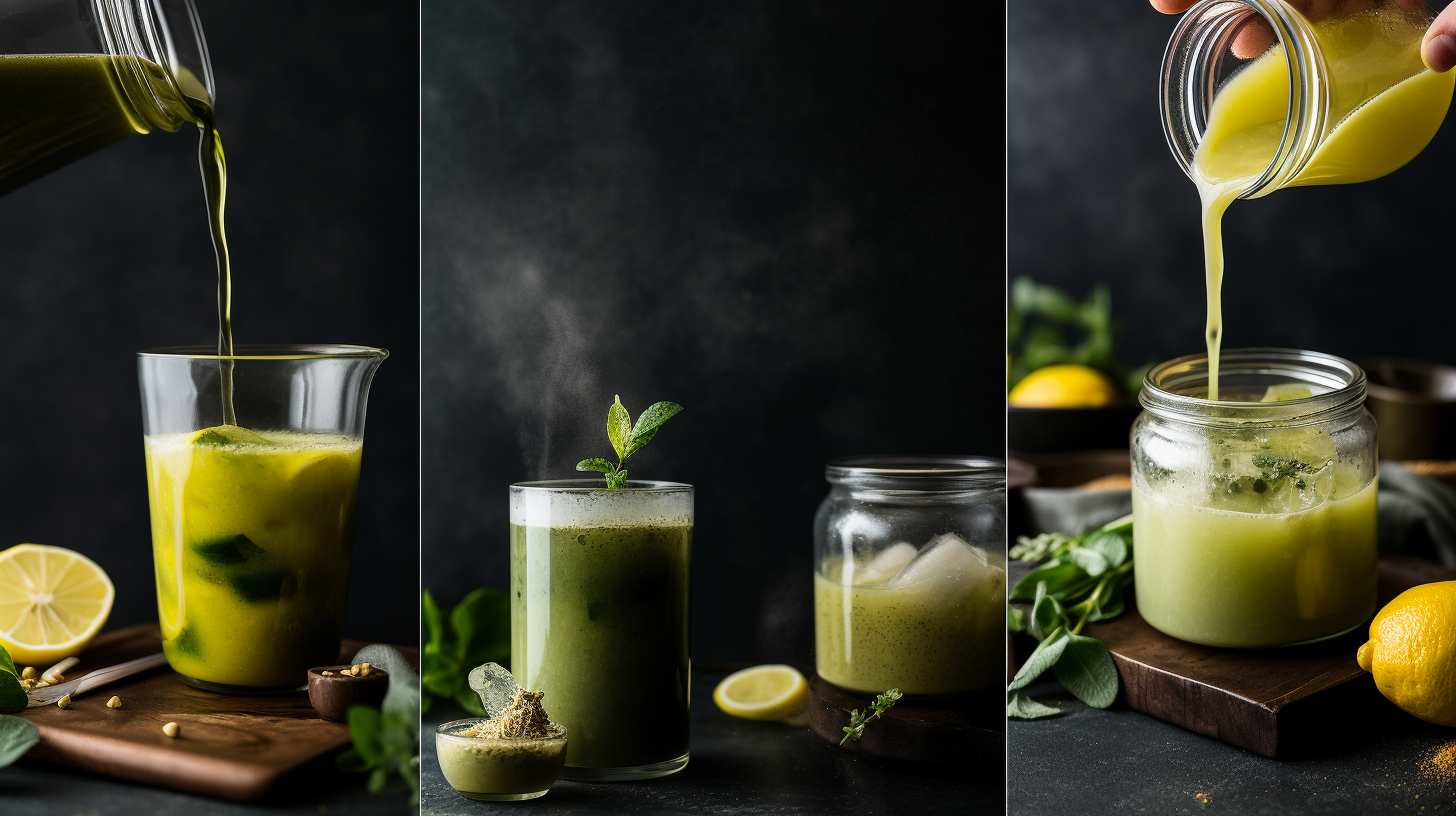 Iced Matcha Lemonade