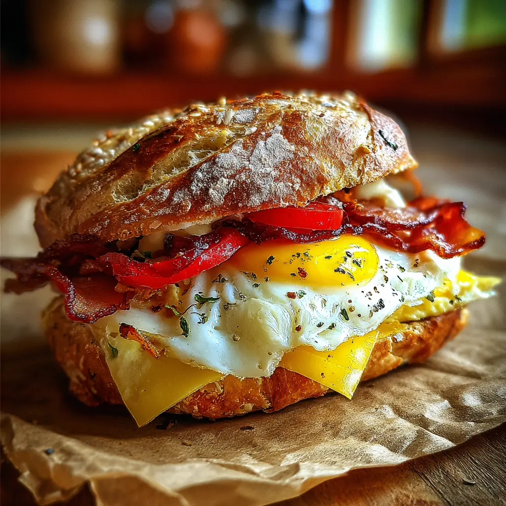 Grab And Go Breakfast Sandwich