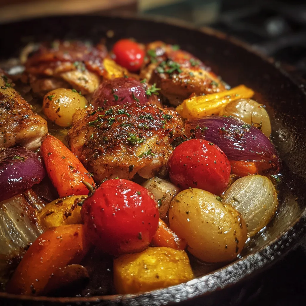 One Simple Dinner Meal Prep: Honey Garlic Chicken with Roasted Vegetables