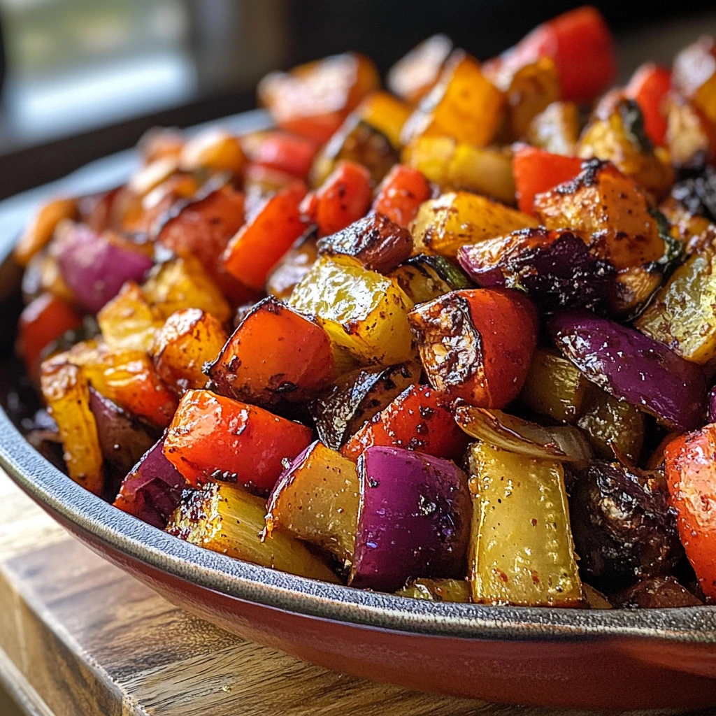 Balsamic Roasted Vegetable Salad