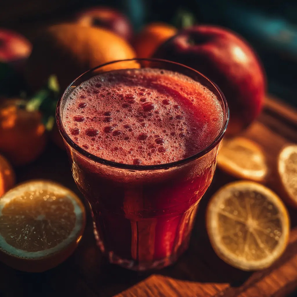 Making Fresh Fruit Juice