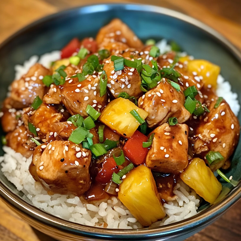 Crockpot Teriyaki Chicken with Pineapple