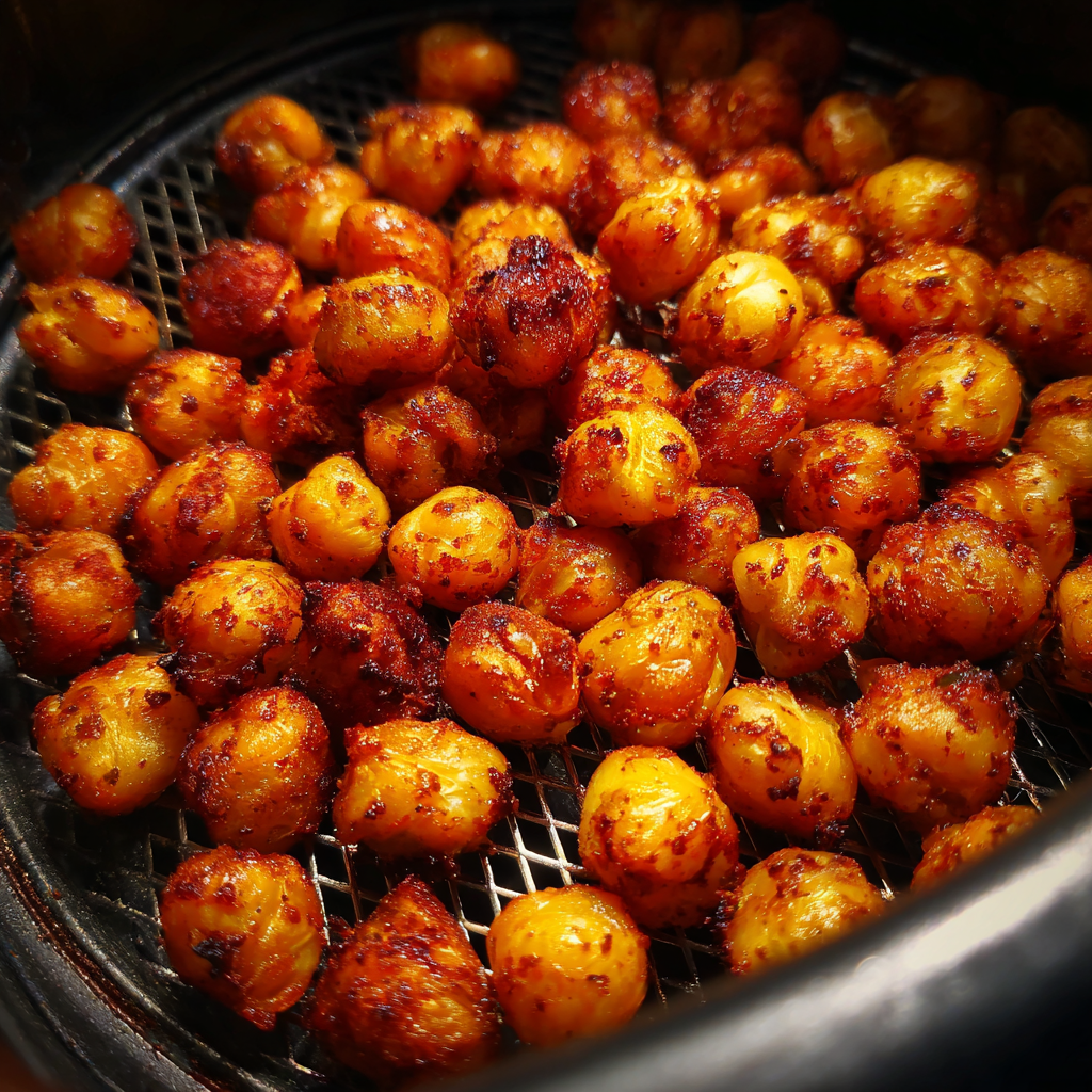 Crispy Air Fryer Chickpeas