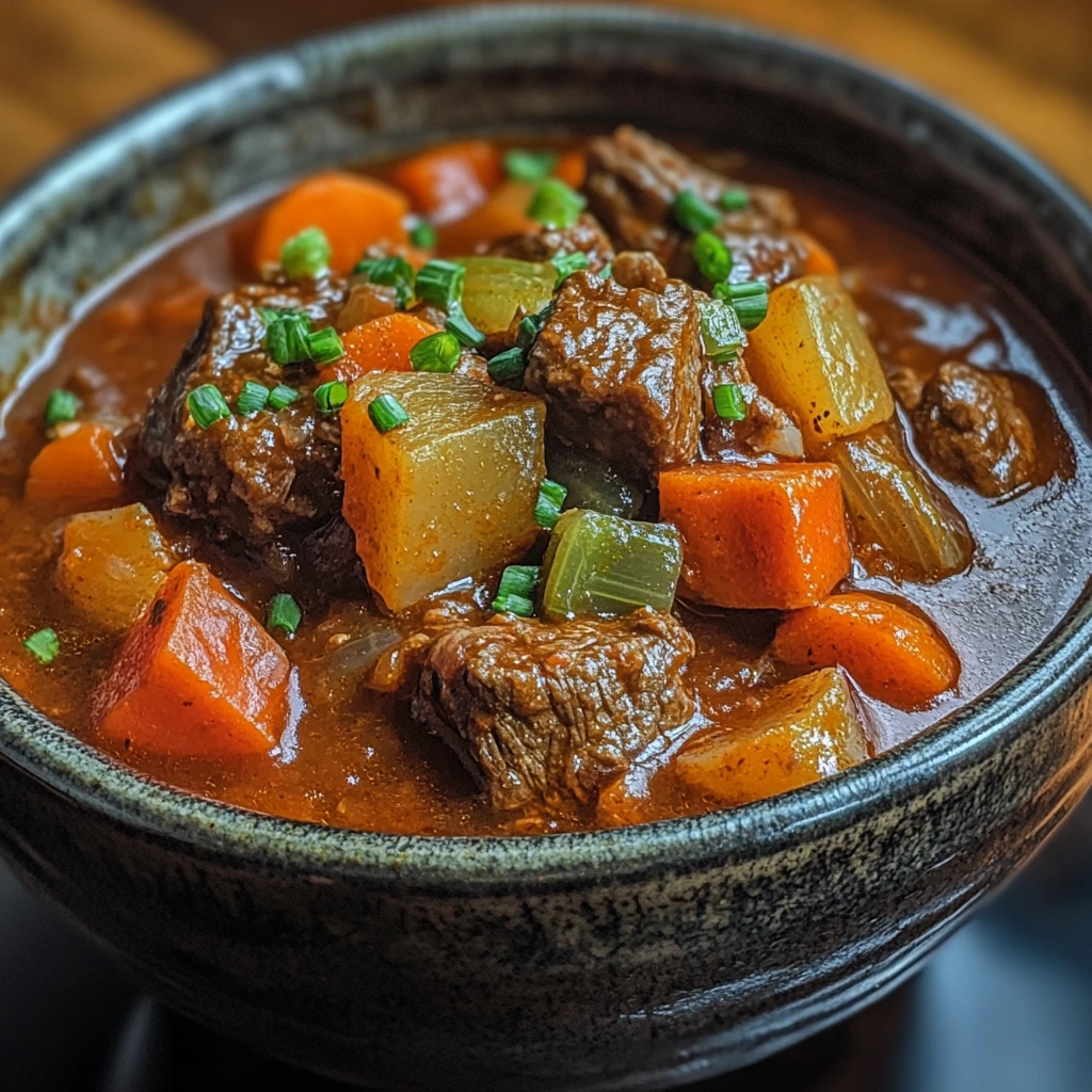Crockpot Beef and Vegetable Stew