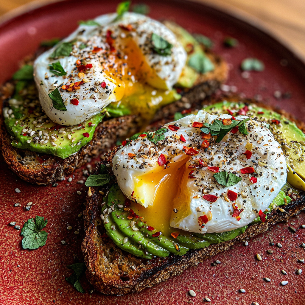 Power-Packed Avocado Toast with Poached Egg