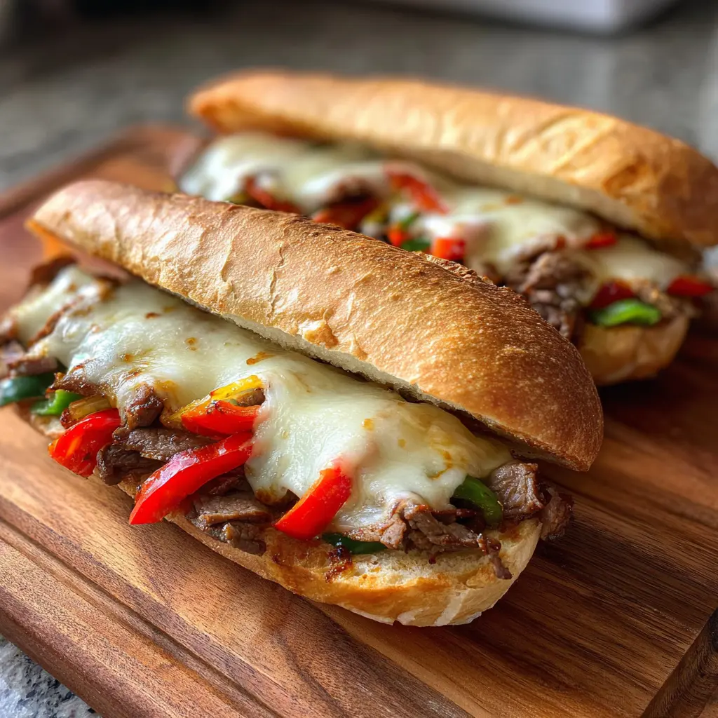 Philly Steak And Cheese Sandwiches