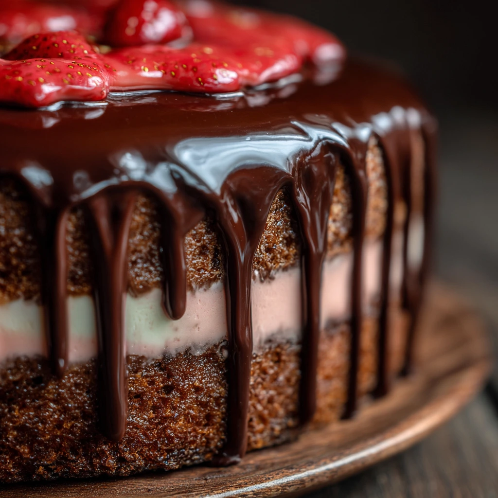 Chocolate Ganache Drip Cake