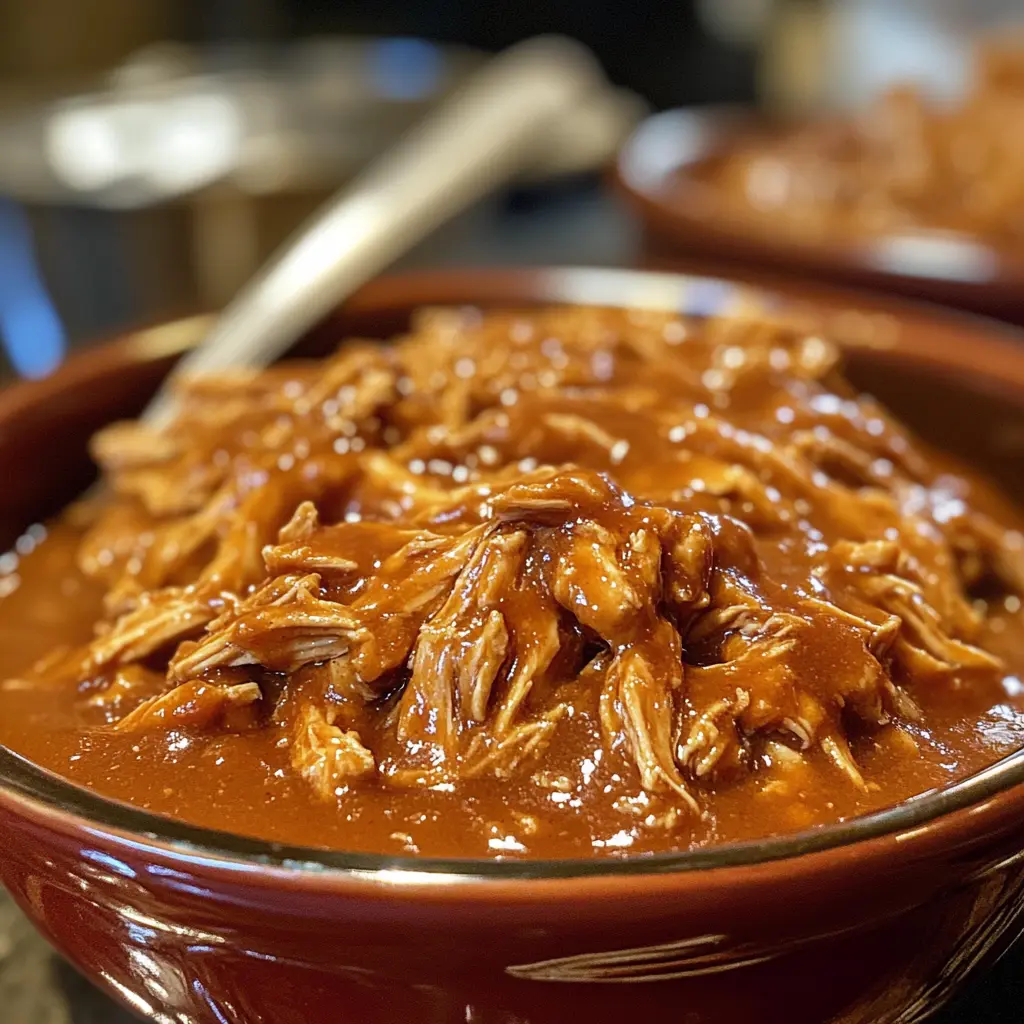 Slow Cooker BBQ Pulled Chicken