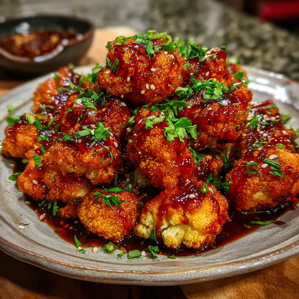 Air Fryer Buffalo Cauliflower Bites