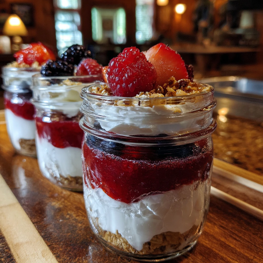 Greek Yogurt and Berry Parfaits