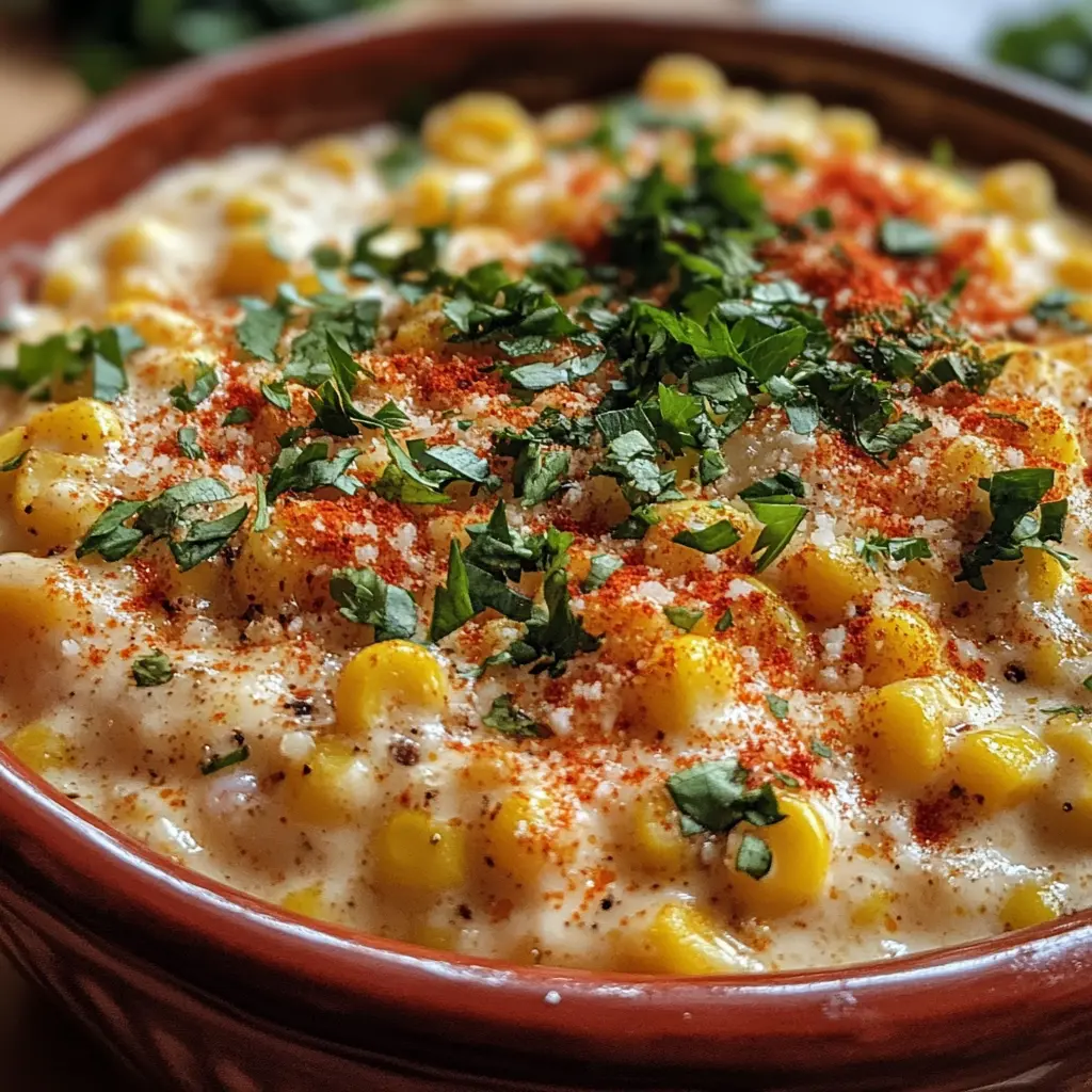 Crock Pot Mexican Street Corn Dip