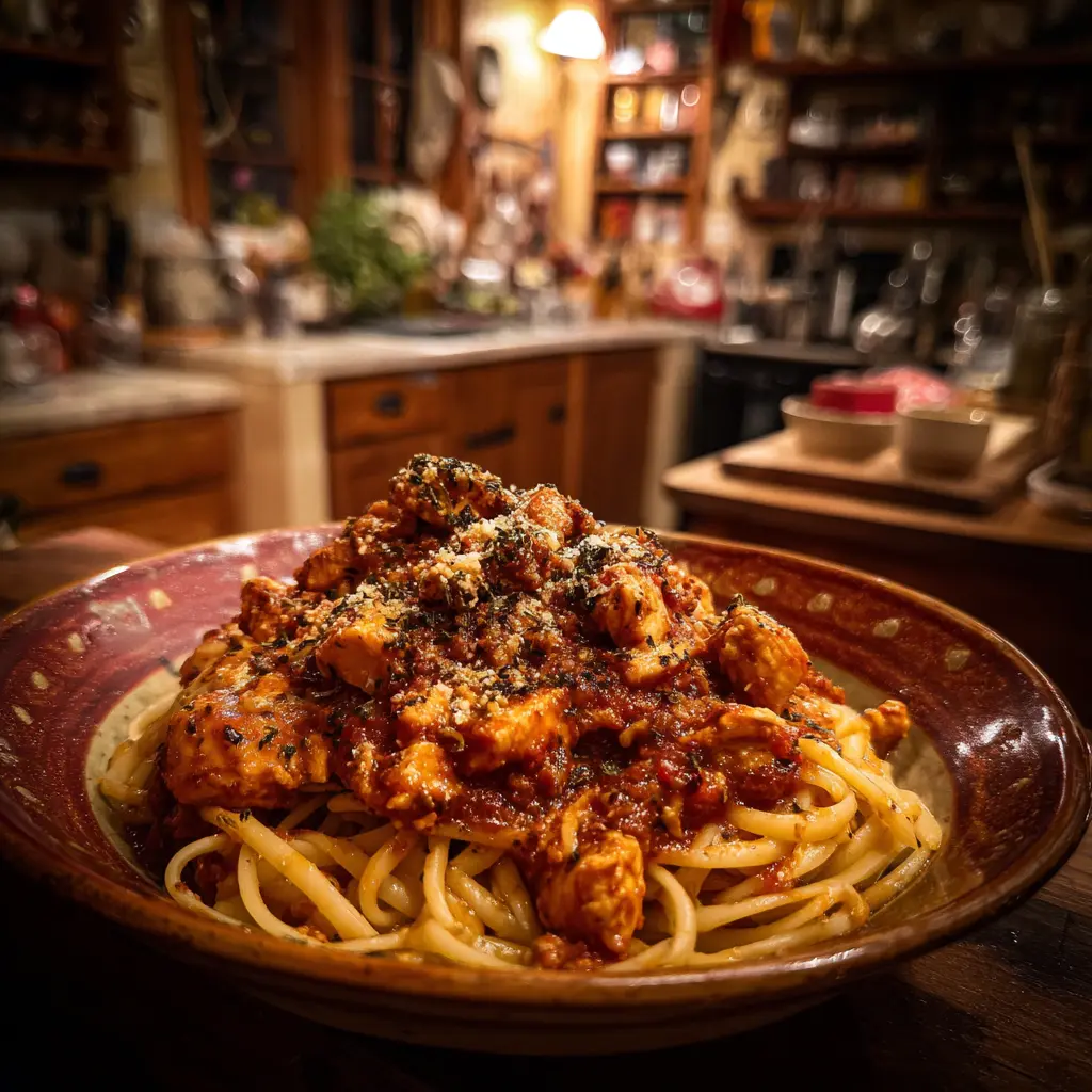 Monterey Chicken Spaghetti