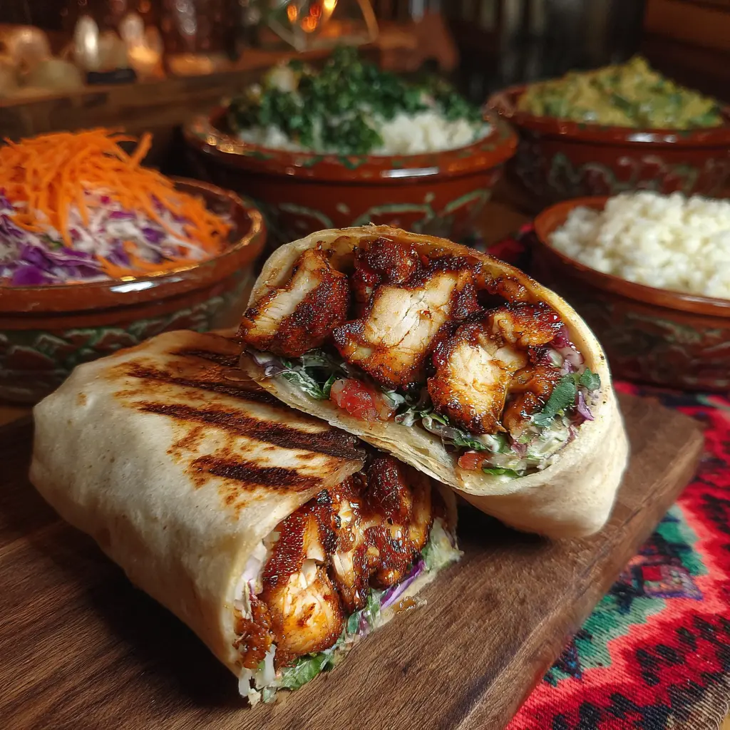Grilled Chicken Burritos
