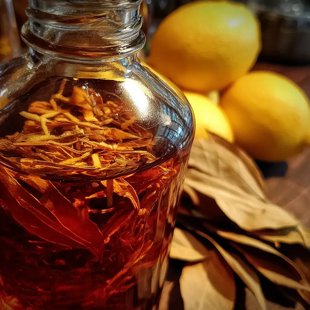 Lemon Vinegar for Cooking (Infused Vinegar)