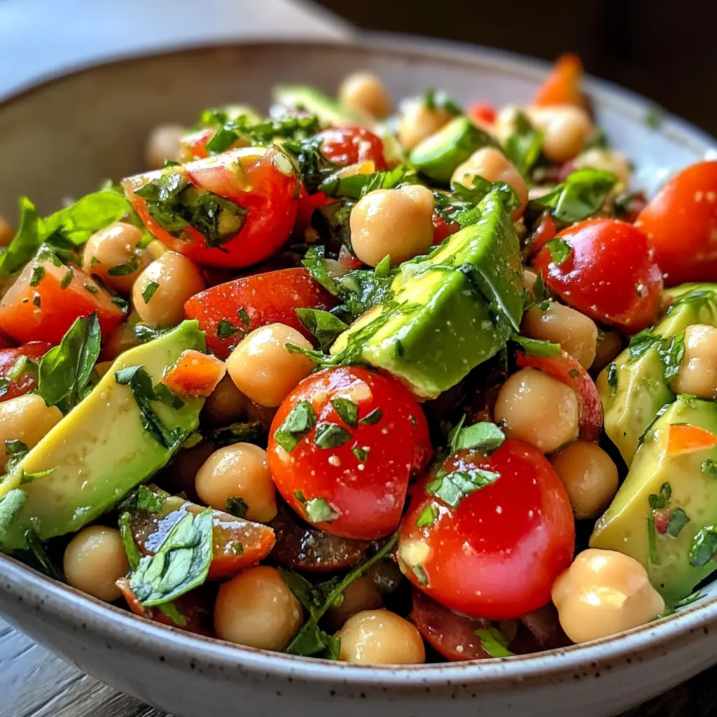 Chickpea and Avocado Summer Salad