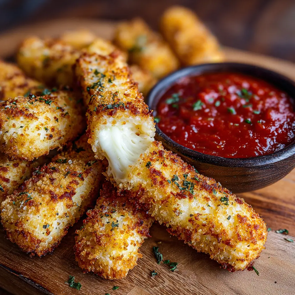 Air Fryer Mozzarella Sticks