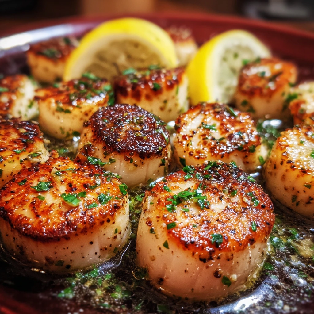 Seared Scallops with Lemon Butter