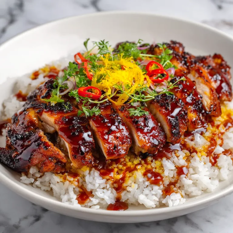 Honey Bbq Chicken Rice
