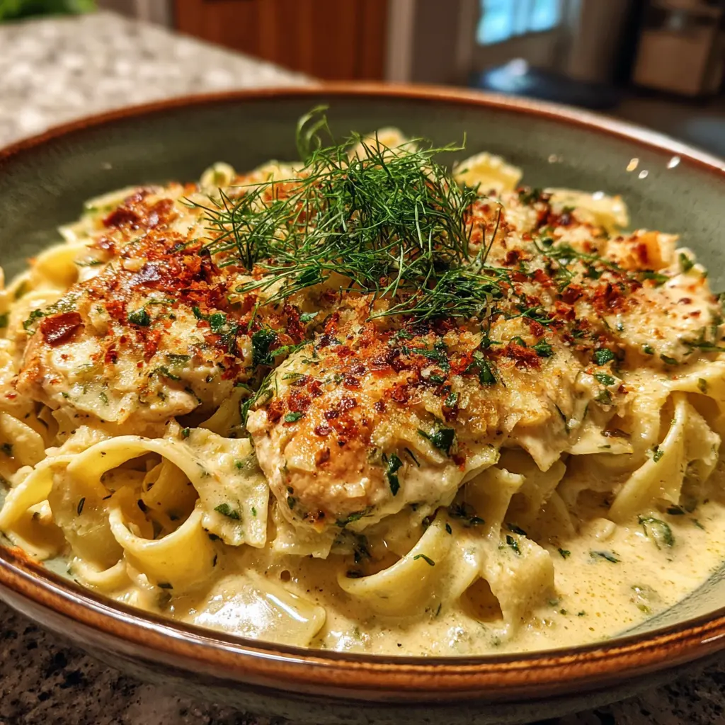 Creamy Garlic Parmesan Chicken Pasta