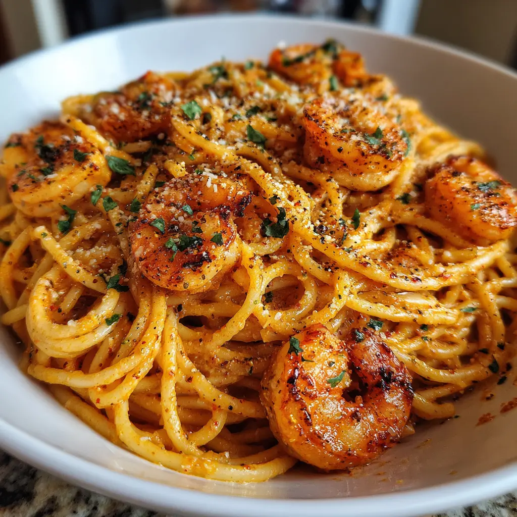 Garlic Butter Shrimp Pasta