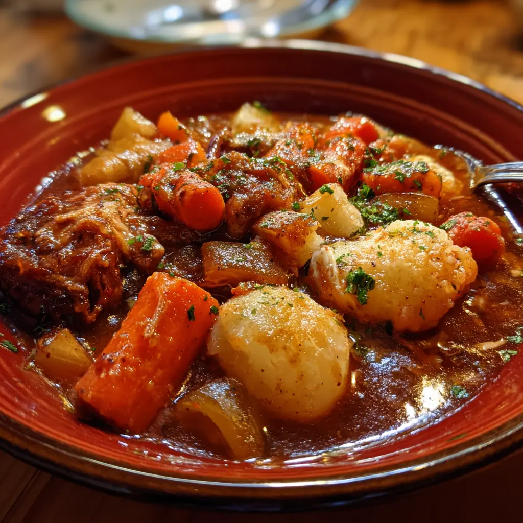 Crockpot Chicken and Potatoes with Garlic Herb Butter