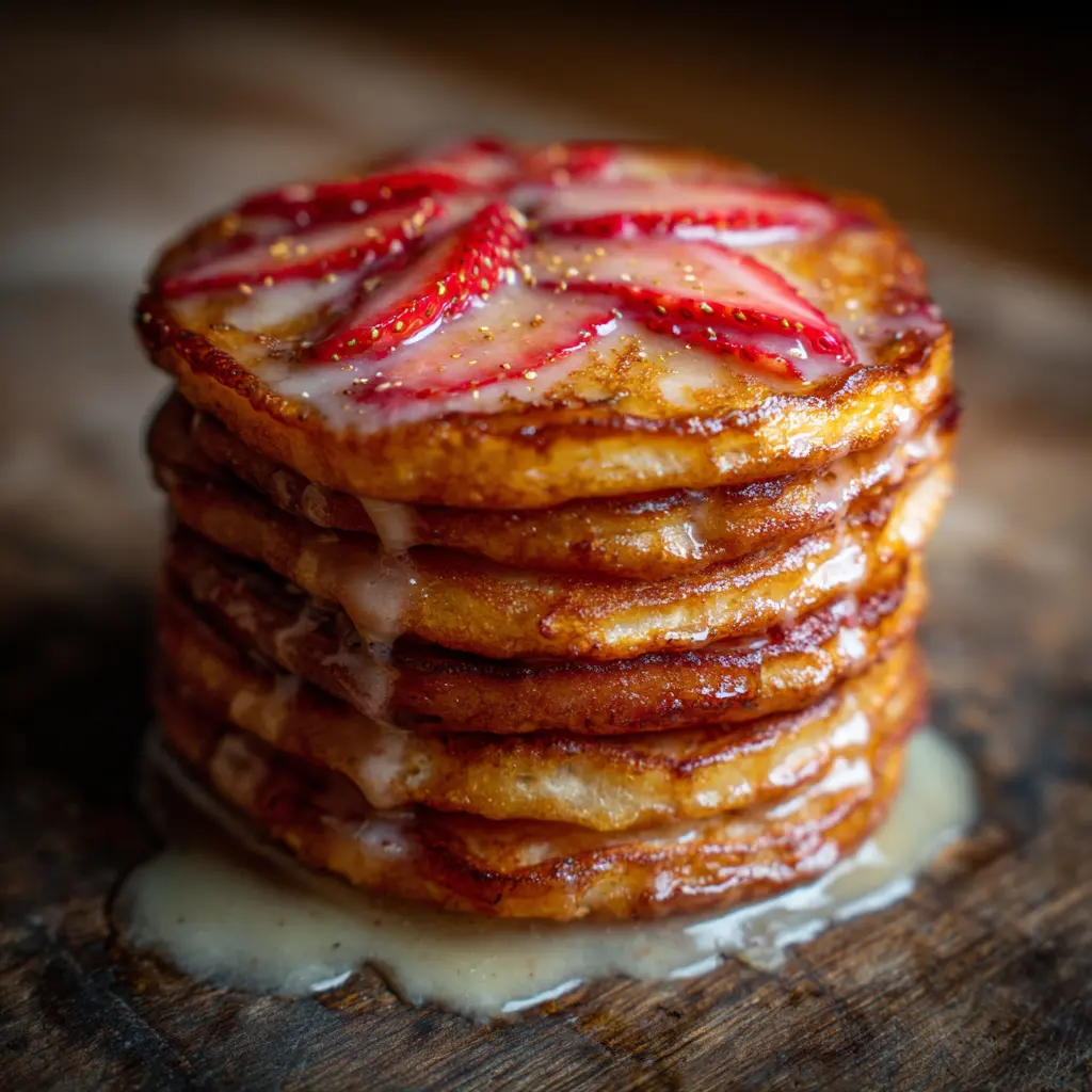 Mini Pancake Stacks with Maple Drizzle