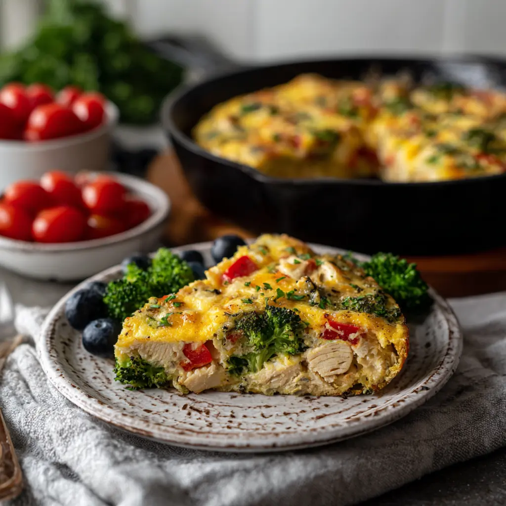 Step-by-Step Chicken and Veggie Frittata