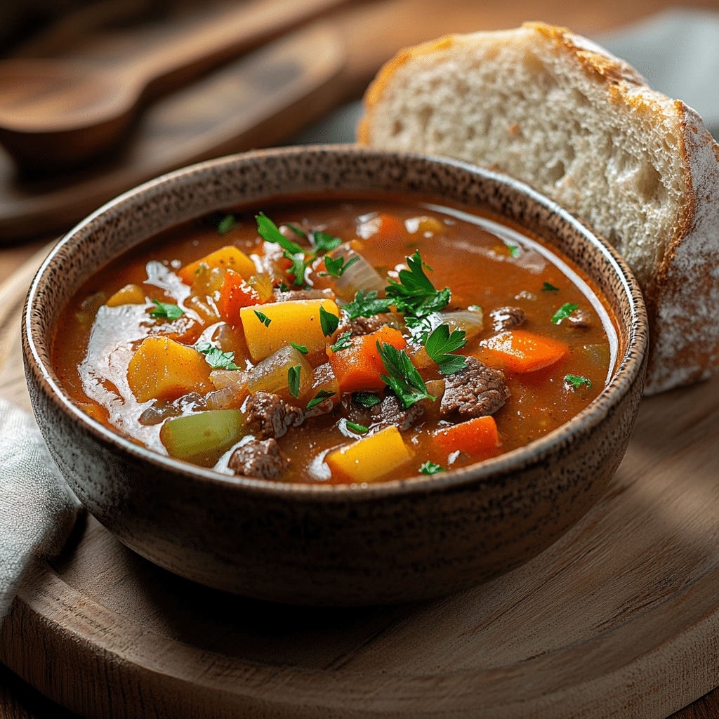 Best Ever Easy Vegetable Beef Soup