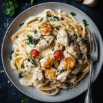 Garlic Butter Chicken Linguine in Alfredo Sauce: A Creamy Pasta Dream