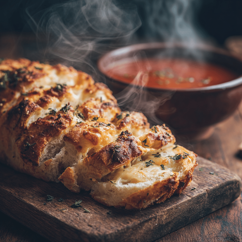 Soft Cheesy Onion Bread