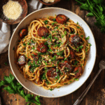 Sticky Honey Garlic Sausage Pasta Skillet (25‑Min One‑Pan Dinner)