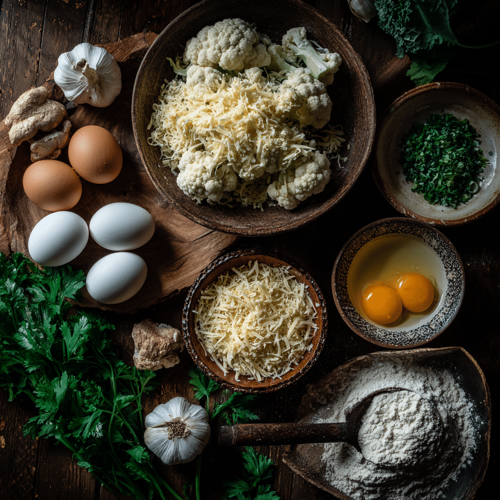 Ingredients You’ll Need for the Best Cauliflower Fritters