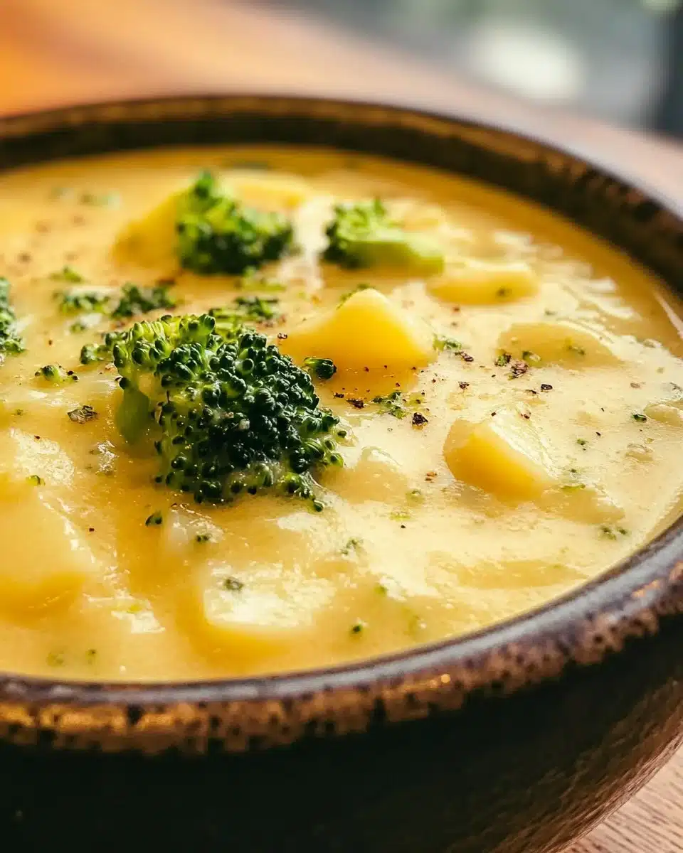 Broccoli Potato Cheese Soup