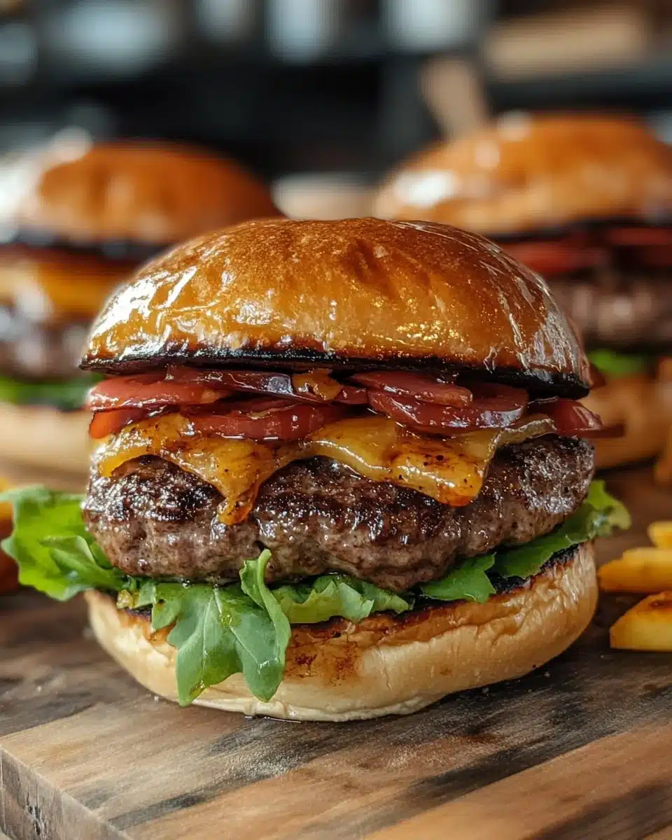 Classic Juicy Beef Burgers
