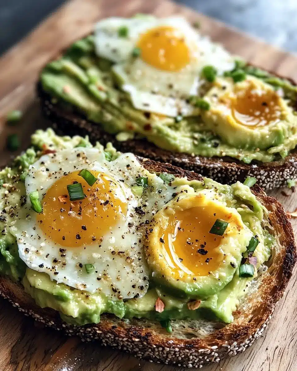 Creamy Spicy Avocado Toast