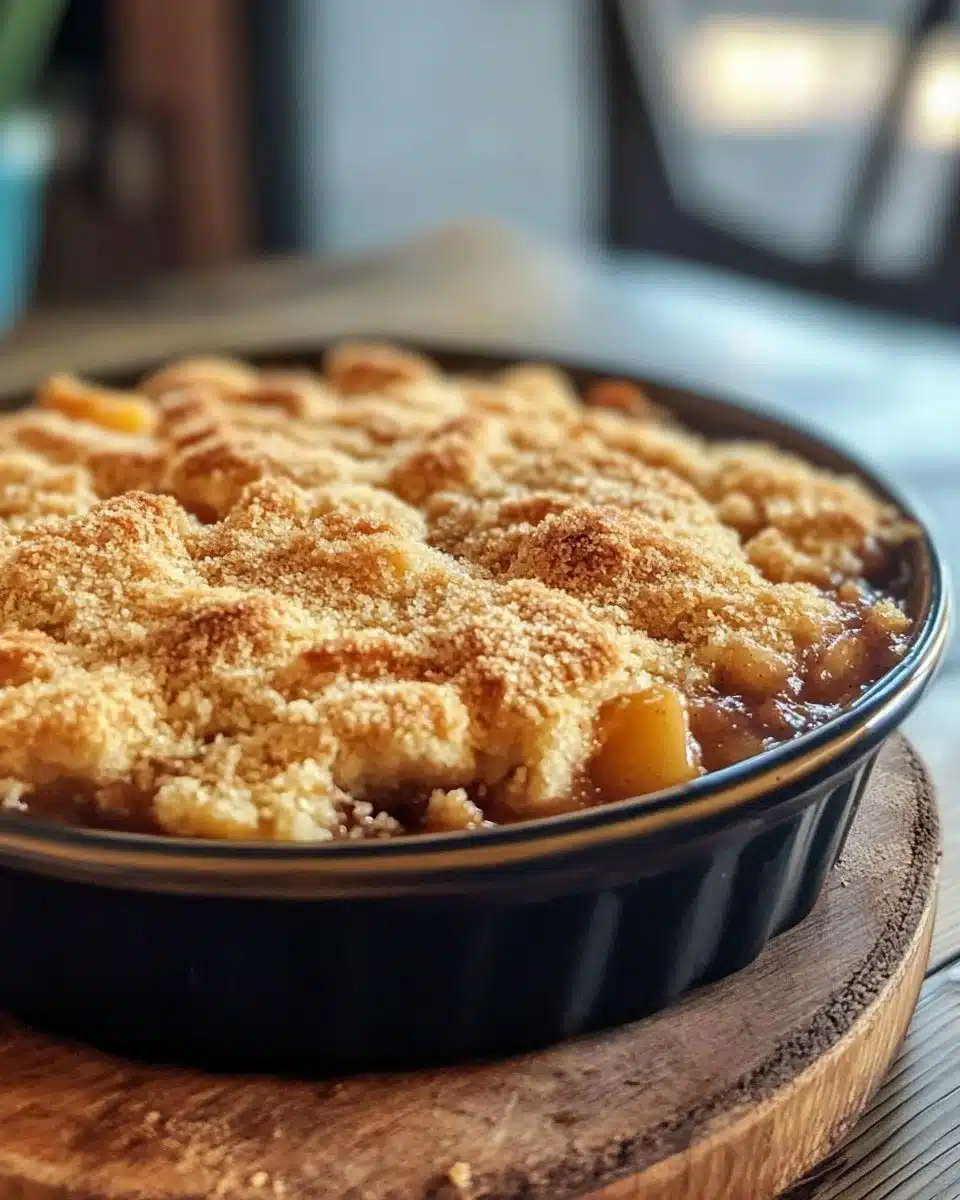 SOUTHERN PEACH COBBLER