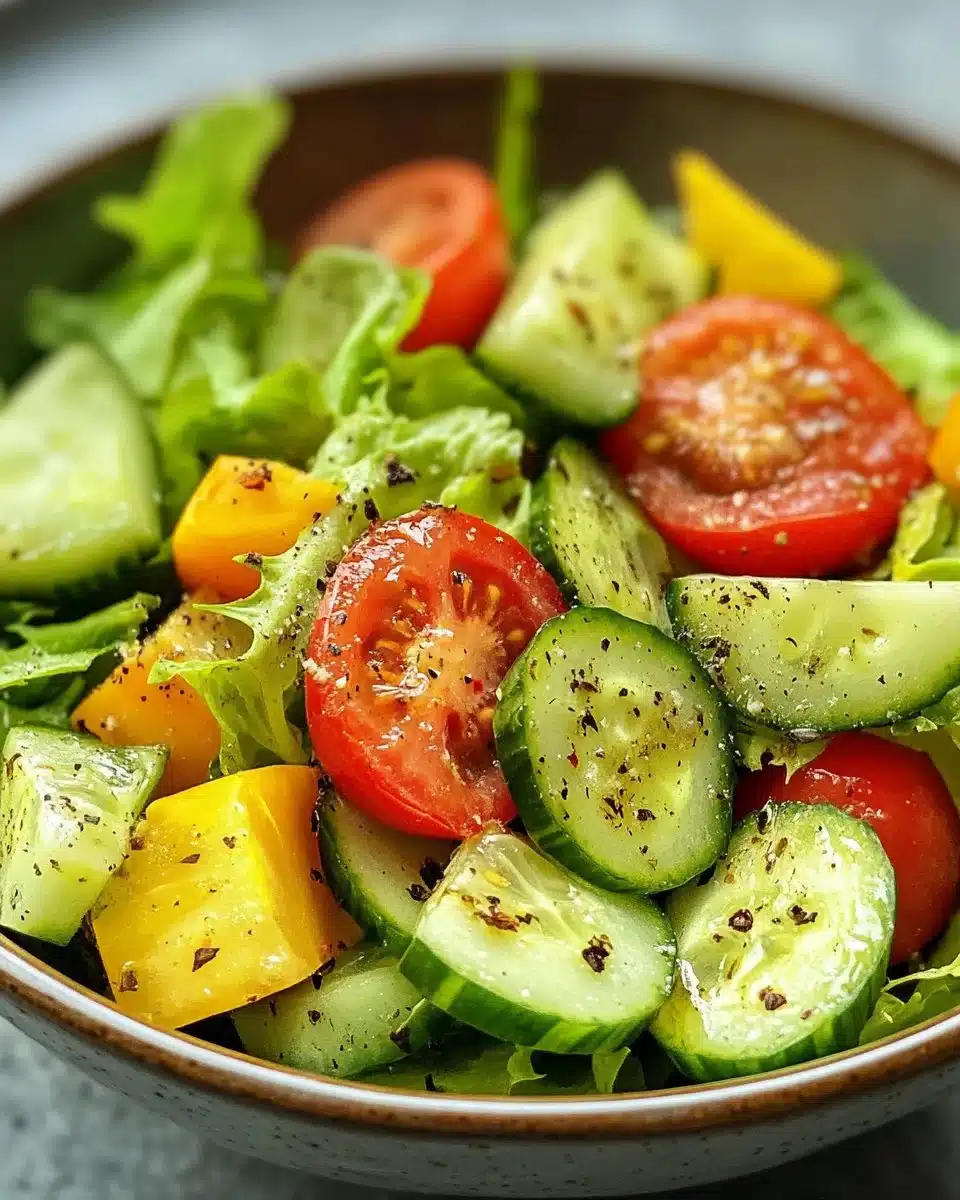 15 Minute Green Goddess Salad Recipe filled with crisp green lettuce, cucumber, tomato, avocado g… | Green goddess salad recipe, Best salad recipes, Healthy recipes